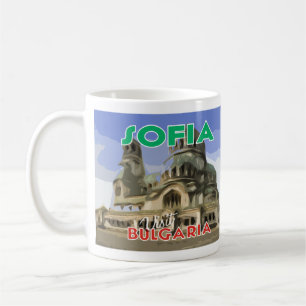 Mug Visite Sofia, Bulgarie J'aime