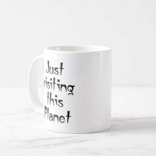 Mug visiter cette planète (Devant gauche)