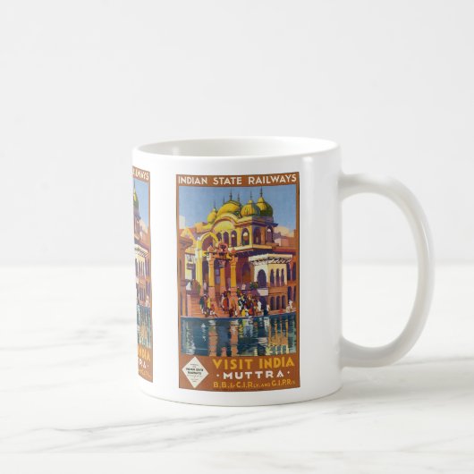 Mug Visiter l'Inde ~ Muttra (Droite)