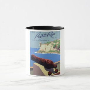 Mug Visitez la forteresse El Morro, Porto Rico, Vieux 