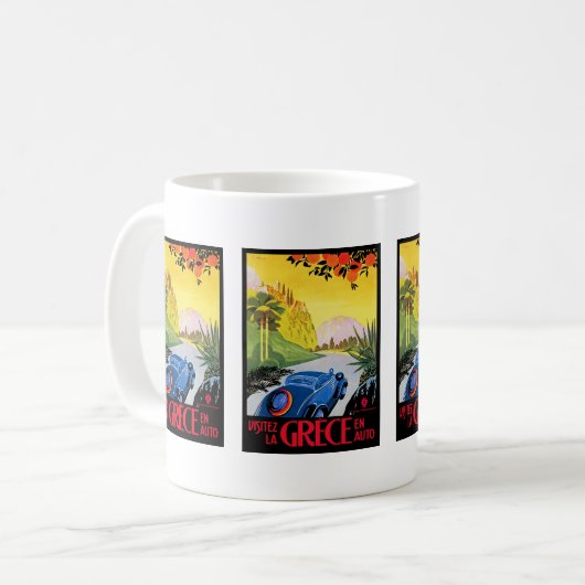 Mug Visitez La Grece (Devant gauche)