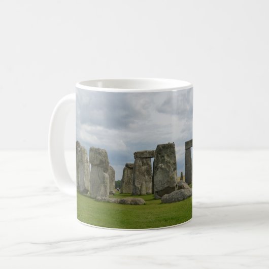 Mug Vista panoramique de Stonehenge (Devant gauche)
