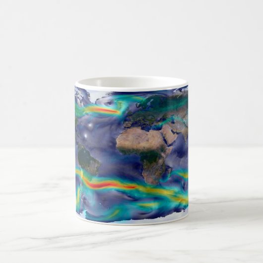 Mug Visualisation Des Vents Mondiaux. (Centre)