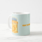 Mug Vitamine D capsules santé et bien-être (Devant gauche)