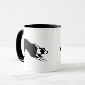 Mug Vitesse de border collie (Devant gauche)