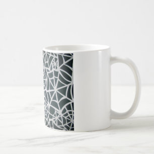 Mug Vitesse Web Gothique Gras Designer Noir et Blanc