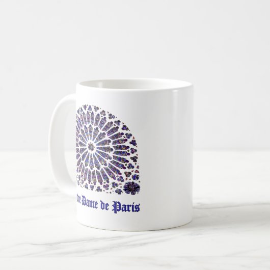 Mug Vitrail de la cathédrale Notre-Dame de Paris (Devant gauche)