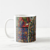 Mug Vitrail d'église, architecture vintage (Gauche)