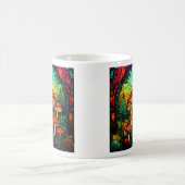 Mug Vitraux Champignons Rouges Amanite Fantastique (Centre)
