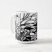 Mug Vitraux de jardin (Devant gauche)