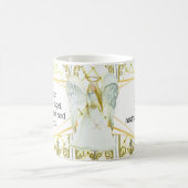 Mug Vitraux de l'ange gardien Guardian citation angéli (Centre)