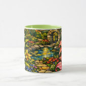 Mug Vitraux Fleurs de Lys et Soleil (Centre)