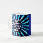 Mug Vitraux - Montrer l'amour (Devant gauche)