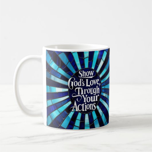 Mug Vitraux - Montrer l'amour (Gauche)