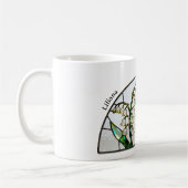 Mug Vitreaux Fleur de Naissance Mai Muguet (Gauche)