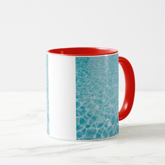 Mug vitres de piscine (Devant droit)