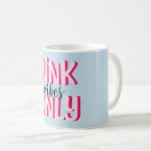 Mug Vitres roses uniquement (Devant droit)