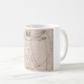 Mug Vitruvien Homme Vitruvien, Léonard de Vinci (Devant droit)