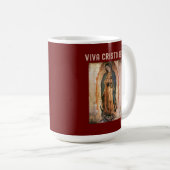Mug Viva Cristo Rey Cristeros catholiques (Devant droit)