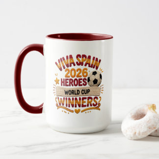 Mug Viva Espagne Coupe du Monde 2026 Héros