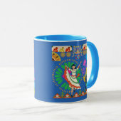 Mug Viva Fiesta Dreams bleu (Devant droit)