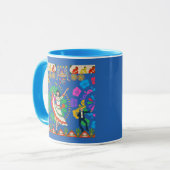 Mug Viva Fiesta Dreams bleu (Devant gauche)