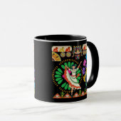 Mug Viva Fiesta Dreams noir (Devant droit)