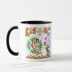Mug Viva Fiesta Dreams noir & blanc