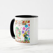 Mug Viva Fiesta Dreams noir & blanc (Devant gauche)