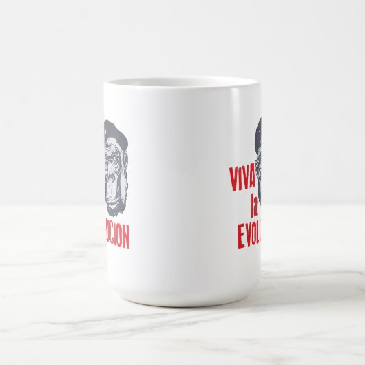 Mug "Viva la Evolucion" (Long Live Evolution). (Centre)