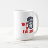 Mug "Viva la Evolucion" (Long Live Evolution). (Devant droit)