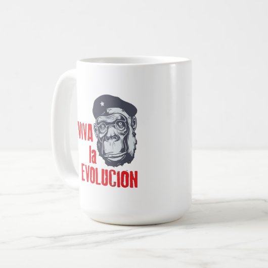 Mug "Viva la Evolucion" (Long Live Evolution). (Devant gauche)