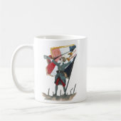 Mug Viva la France Uniforme militaire féministe et dra (Gauche)