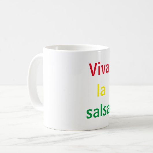 Mug viva la salsa (Devant gauche)