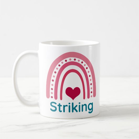 Mug Viva Magenta Boho Arc-en-ciel (Gauche)