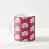 Mug Viva Magenta Floral Daisy (Devant gauche)