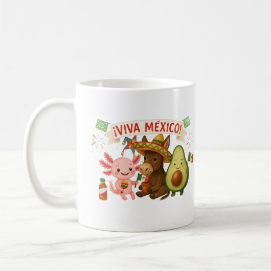 Mug ¡Viva México ! Cute Fiesta (Gauche)