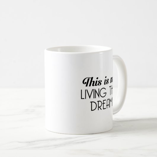 Mug Vivant le rêve (Devant droit)