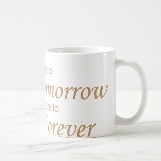 Mug Vivant - Mourir demain jaune (Droite)