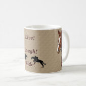 Mug Vivant ! Rire ! Cheval de tour (Devant droit)