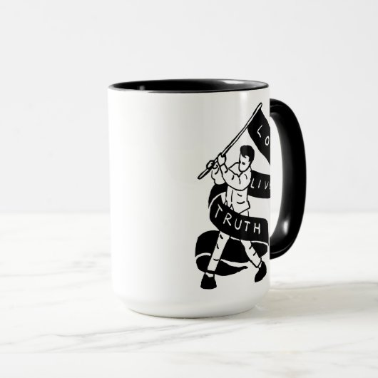 Mug Vive la vérité (Devant droit)