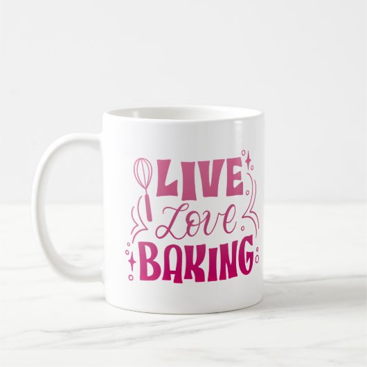 MUG VIVE LOVE BAKING (Gauche)