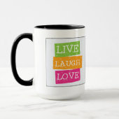 Mug Vivent l'amour 2 de rire (Gauche)