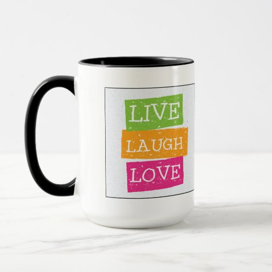 Mug Vivent l'amour 2 de rire (Gauche)