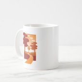 Mug vivent l'amour de rire (Devant gauche)