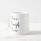 Mug Vivent l'amour de rire (Devant gauche)