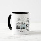 Mug Vivent votre vie, aucuns regrets (Devant gauche)