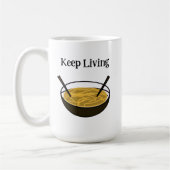 Mug Vivez – Conception de dessins animés positifs et m (Gauche)