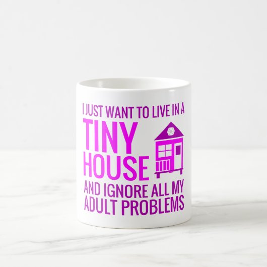 Mug Vivez dans une Chambre minuscule et ignorez les (Centre)