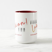 Mug Vivez la passion - Sentez l'amour (Centre)